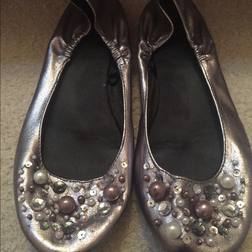 Beautiful flats: pearls, beads, and sparkles!